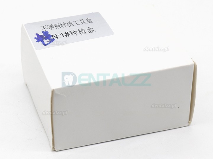 Pudełko na Narzędzia Implantologiczne Stal Nierdzewna Średnie